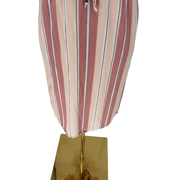 Torrid Mini Shirt Challis Dress 2X 18 20 Pink Stripe Zip Front Sleeveless READ - Picture 7 of 16
